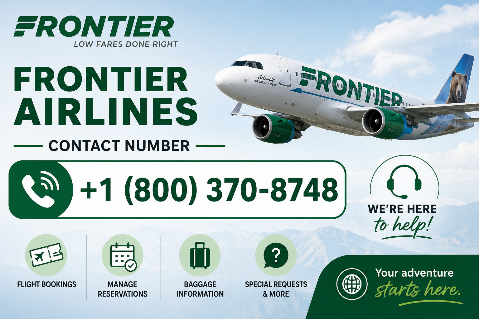 What is the Phone Number for Frontier Airlines Reservations USA?